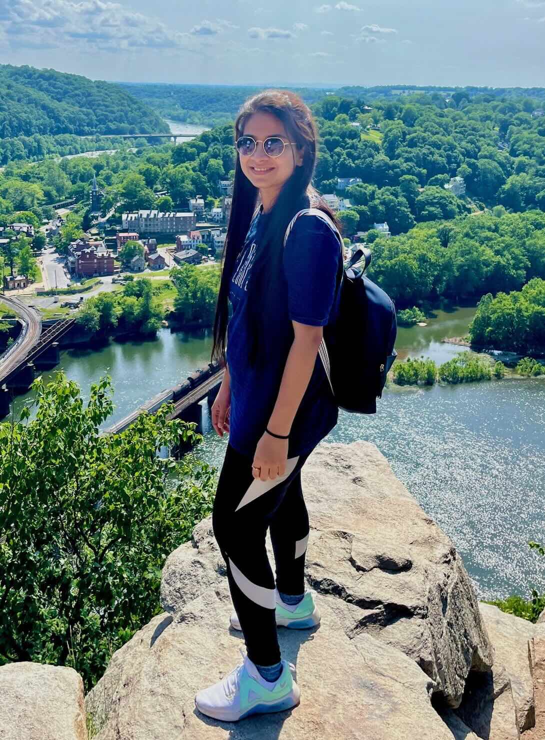 Picture was taken at Maryland Heights, with Harpers Ferry in the background. 